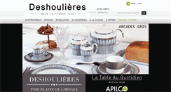 Desktop Screenshot of eshop-deshoulieres.fr