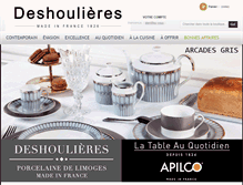 Tablet Screenshot of eshop-deshoulieres.fr